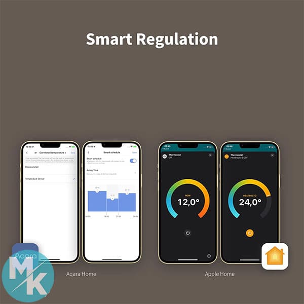 ترموستات رادیاتور هوشمند برند Aqara e1 مدل SRTS-A01 — تصویر ۳