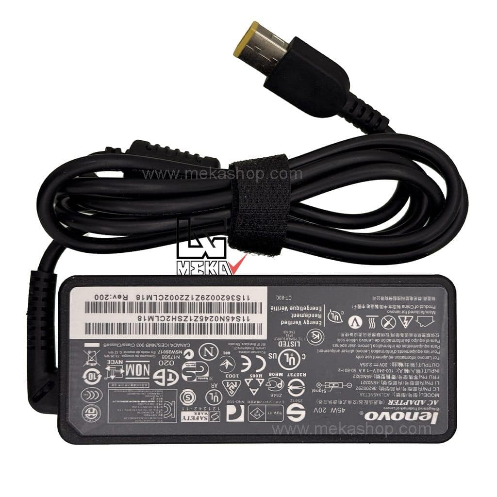 شارژر آداپتور لپ تاپ لنوو Lenovo 20V 2.25A USB
