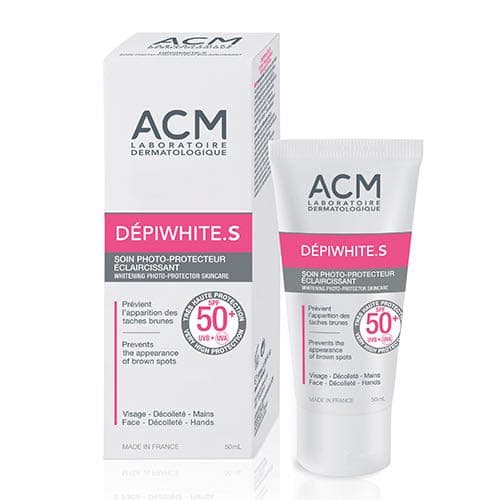 کرم ضد آفتاب و ضد لک بیرنگ دپی ‌وایت اس ACM با SPF50+ حجم 50 میل