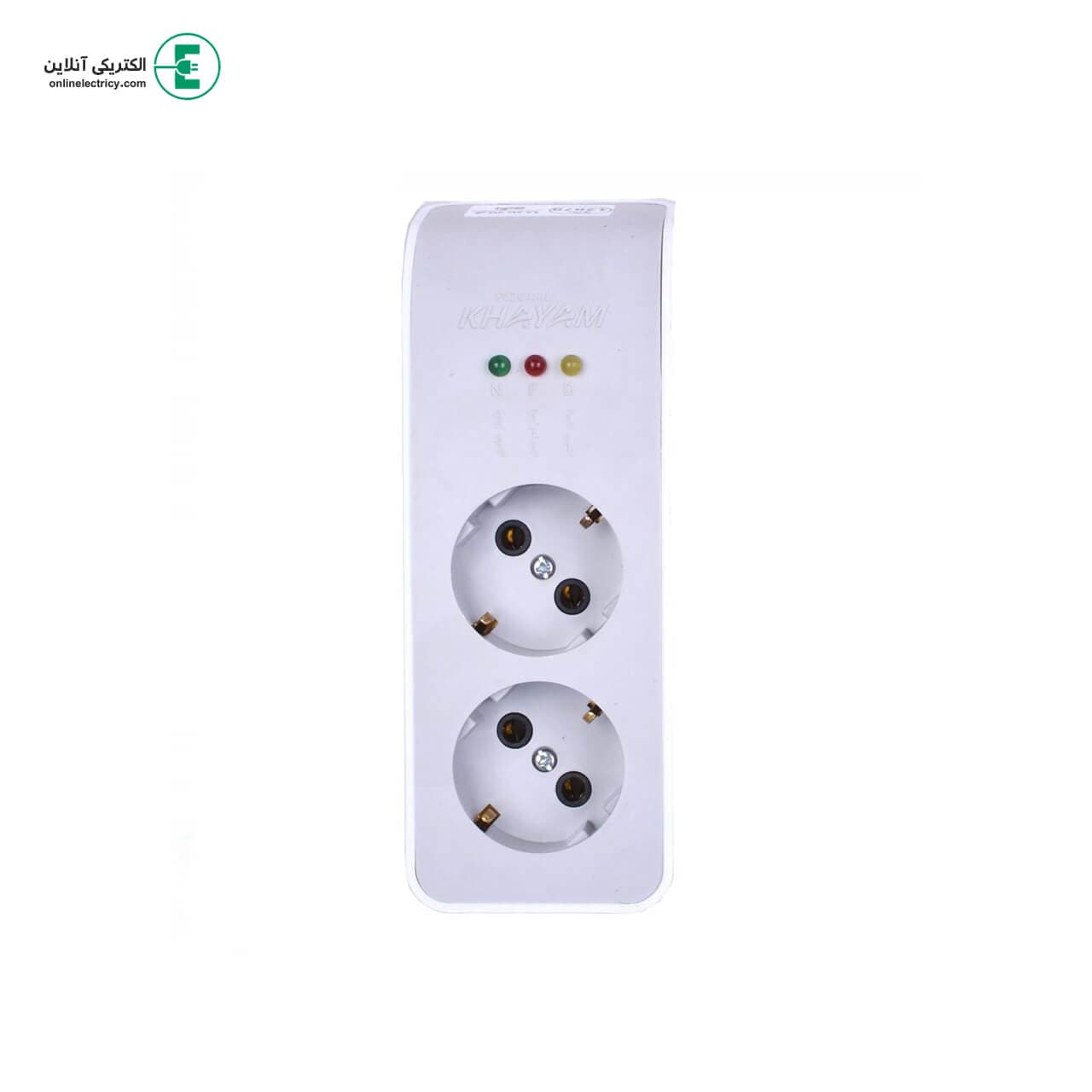 محافظ 2 خانه ارتدار دو شاخه دار پکیج/یخچال (خیام الکتریک)