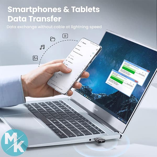 دانگل بلوتوث 5.0 USB برند UGREEN مدل CM390_80889 — تصویر ۳