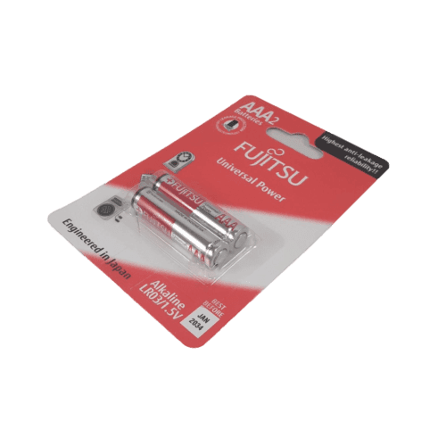 باتری نیم قلمی آلکالاین فوجیتسو FUJITSU | کارت 2 تایی | 1.5V AAA — تصویر ۲