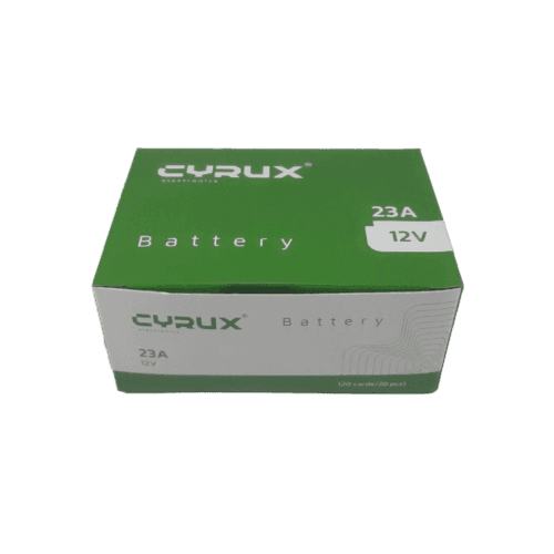 باتری 12V 23A سایروکس CYRUX | بسته 20 عددی — تصویر ۲