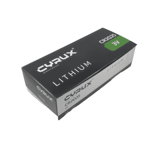 باتری CR2025 لیتیومی 3 ولت سایروکس CYRUX | بسته 100 عددی — تصویر ۳
