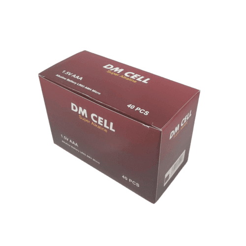 باتری نیم قلمی سوپرآلکالاین DM CELL | بسته 40 عددی | 1.5 ولت — تصویر ۲