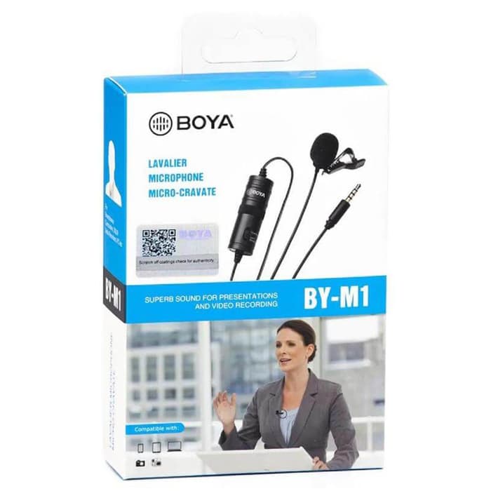 میکروفن بویا مدل ام 1 (BOYA MICROPHONE BOYA – M1) — تصویر ۲