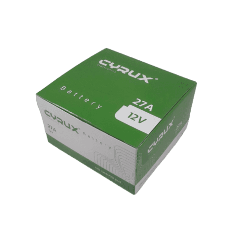 باتری 12V 27A سایروکس CYRUX | بسته 20 عددی — تصویر ۴