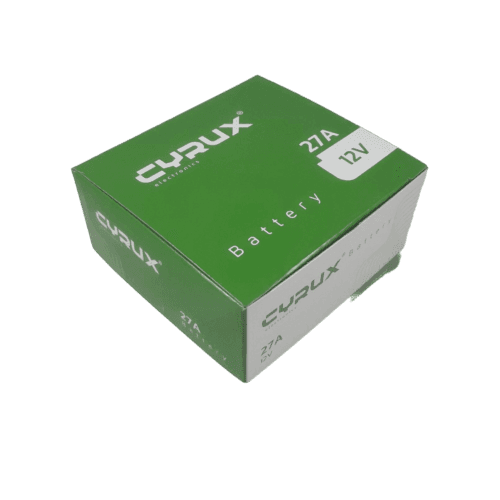 باتری 12V 27A سایروکس CYRUX | بسته 20 عددی — تصویر ۳