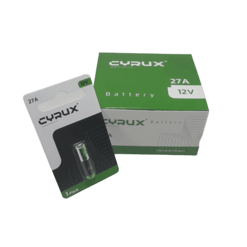 باتری 12V 27A سایروکس CYRUX | بسته 20 عددی