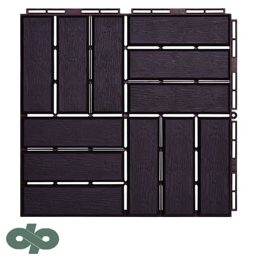 کفپوش تایل طرح چوب تراس و بالکن 30*30 — تصویر ۳