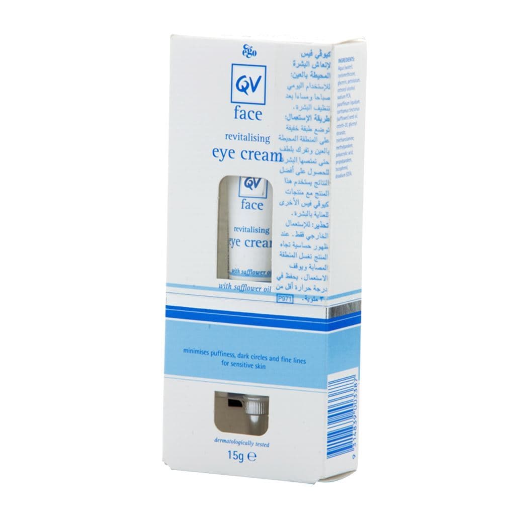 کرم دور چشم QV ایگو ضد چروک , پف و تیرگی 15 گرم — تصویر ۴