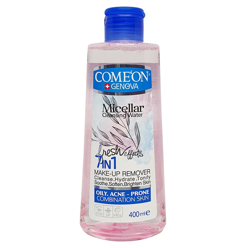 محلول پاک کننده آرایش کامان مدل OILY SKIN به حجم 400 میلی لیتر
