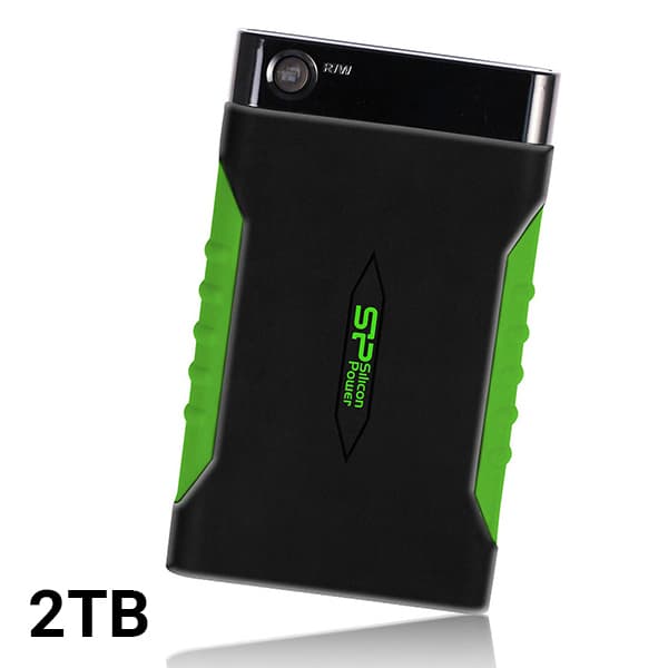 هارد اکسترنال 2 ترابایت سیلیکون پاور Armor A15 — تصویر ۲