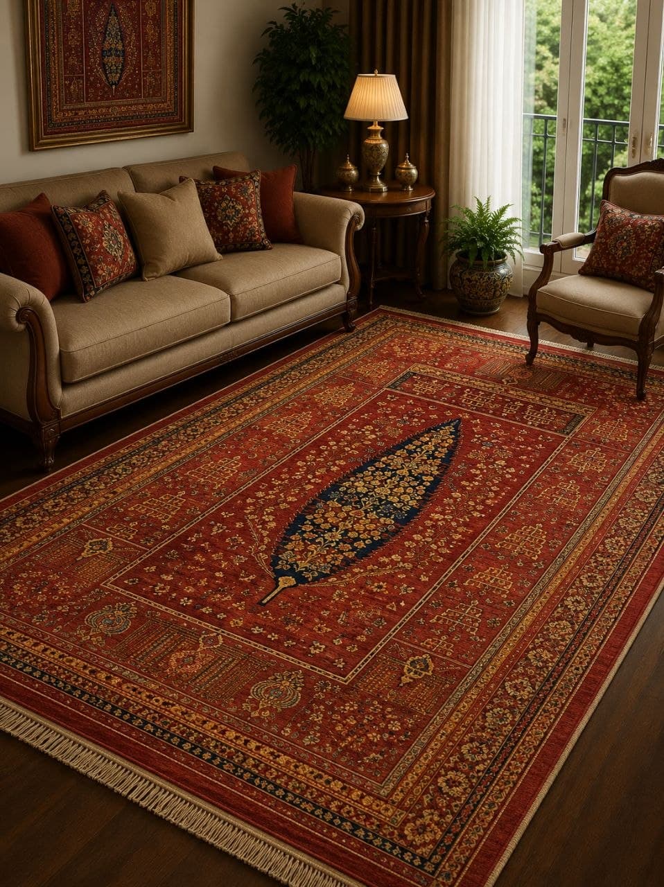 فرش دیبا در قابل سفارش در سایز دلخواه — تصویر ۲