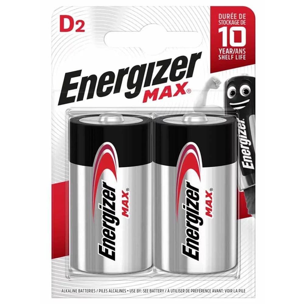 باتری بزرگ انرجایزر 2 عددی مکث (ENERGIZER BATTERY MAX D)