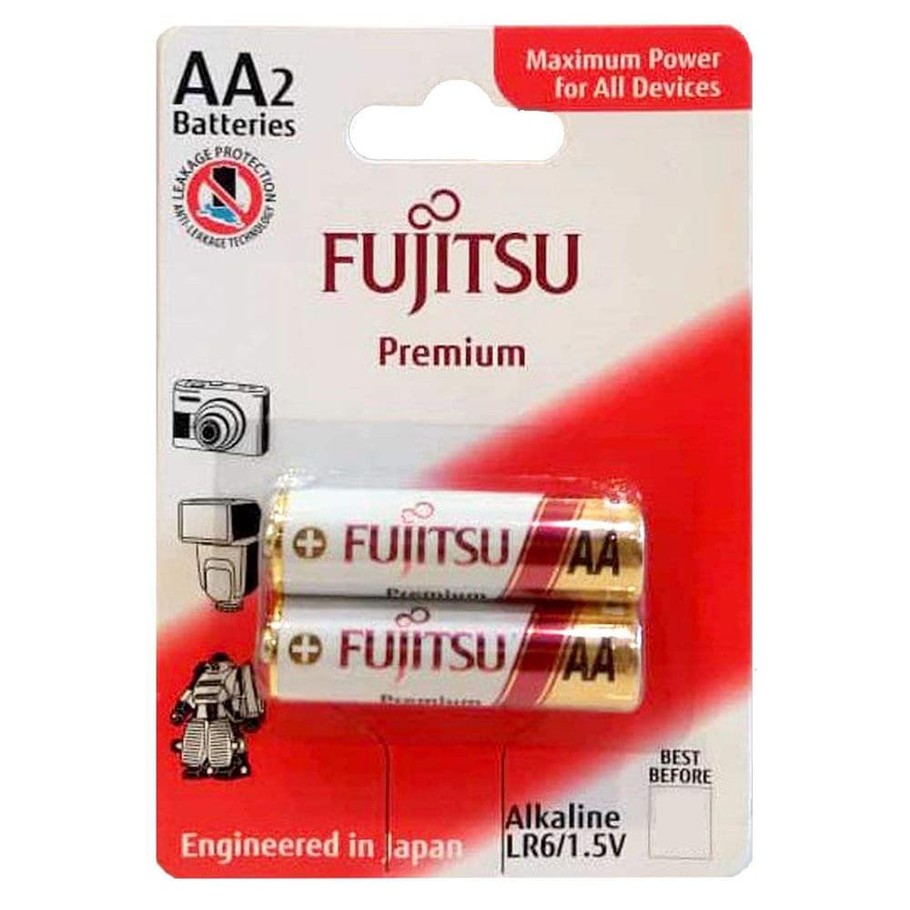 باتری قلمی فوجیتسو 2 عددی پیریمیم ( fujitsu aa Premium ) – جعبه ی 10 جفتی