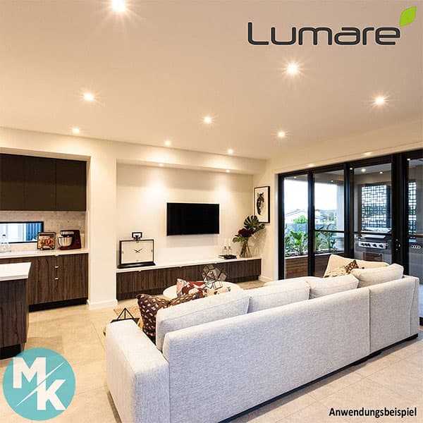 چراغ توکار سقفی گرد برند Lumare مدل N20 — تصویر ۵