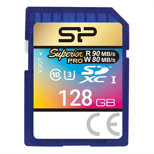 کارت حافظه 128 گیگابایت سیلیکون پاور Superior Pro SDXC