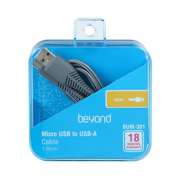 کابل شارژ 1 متری Micro USB بیاند BUM-301 — تصویر ۲