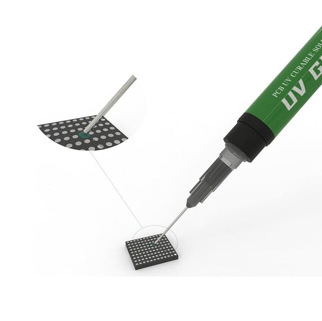 چسب UV سرنگی سبز 2UUL SC53 — تصویر ۲