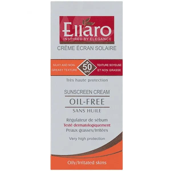 ضدآفتاب بی رنگ SPF50 پوست چرب الارو 40ml — تصویر ۲