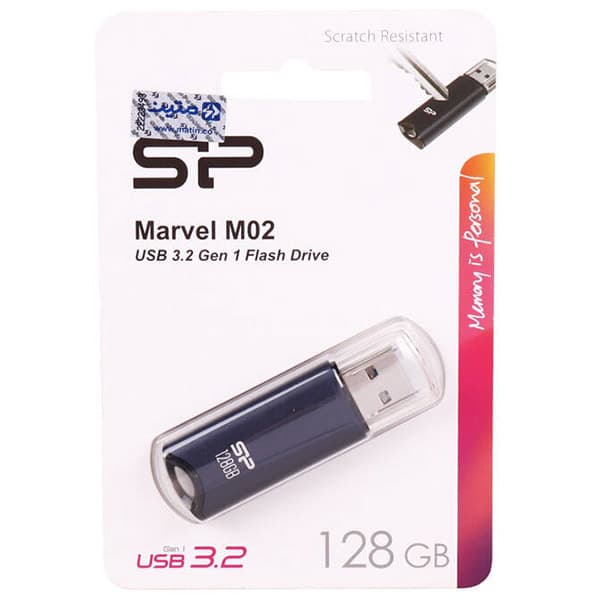 فلش مموری 128 گیگابایت سیلیکون پاور Marvel M02 — تصویر ۳