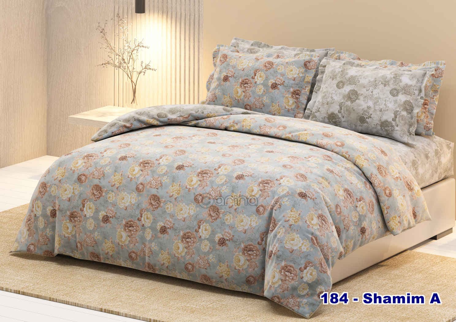 روتختی دونفره ساتین پنبه کد 184