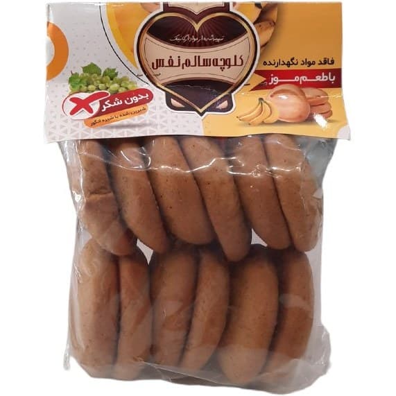 کلوچه موزی پاکتی نفس 12 عدد