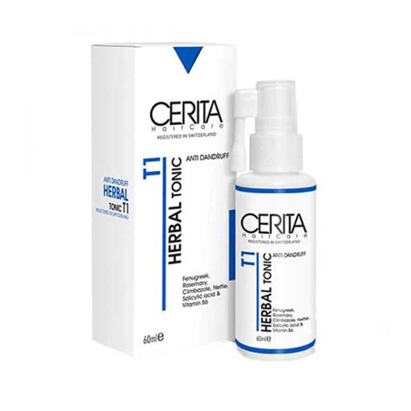 تونیک گیاهی تقویت کننده و ضد شوره T1 سریتا 60ml — تصویر ۶