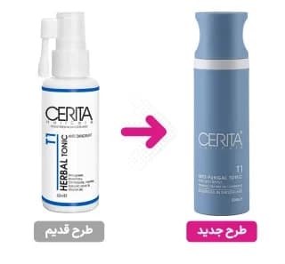 تونیک گیاهی تقویت کننده و ضد شوره T1 سریتا 60ml — تصویر ۲