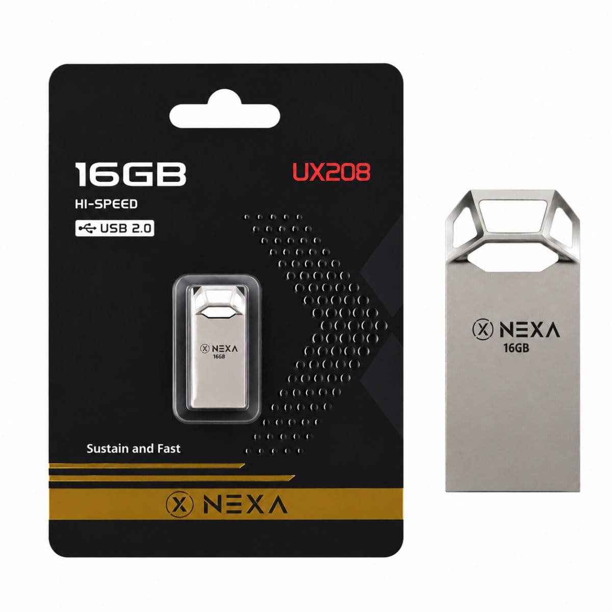 فلش NEXA UX208 USB 2.0 16G