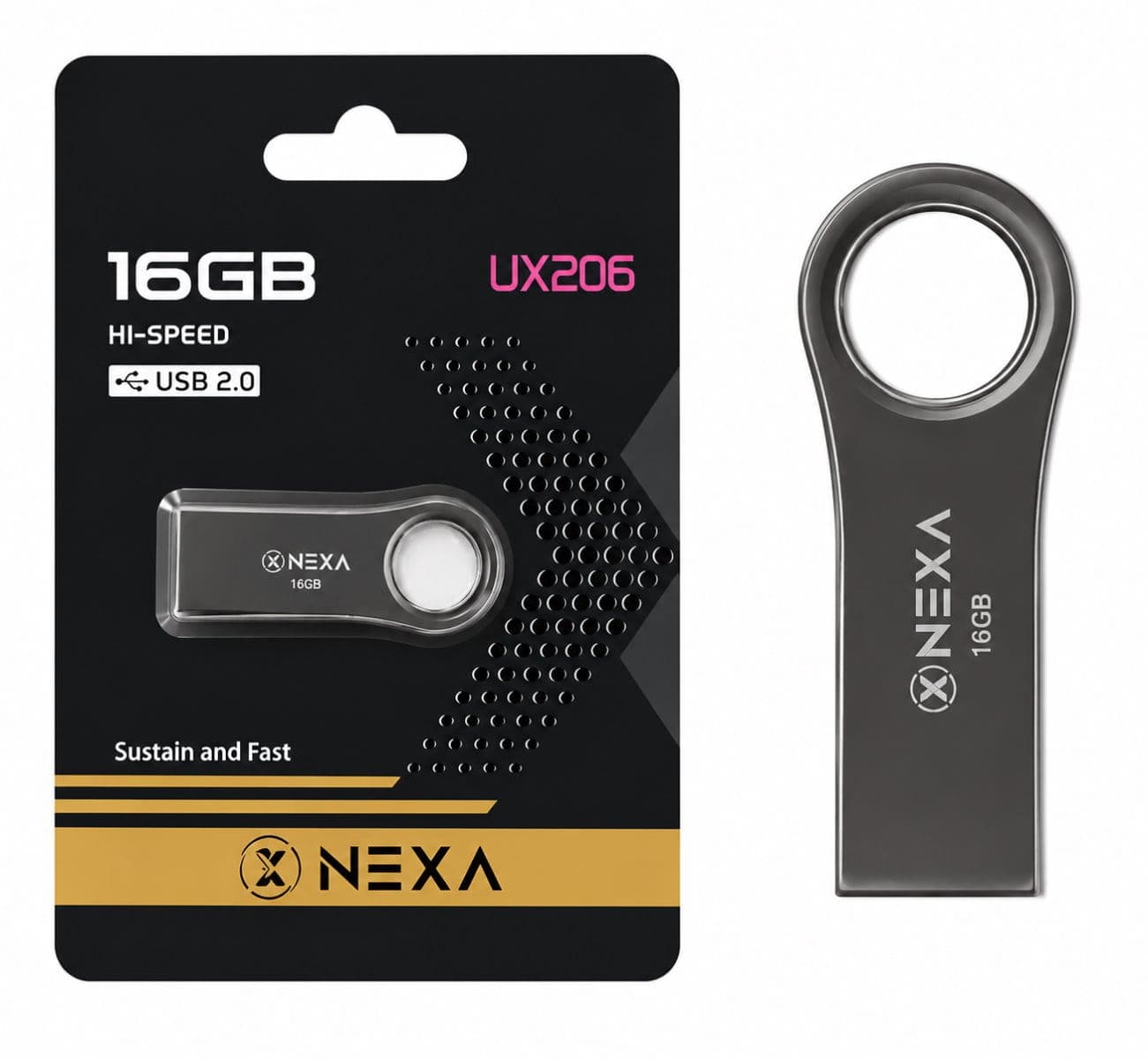 فلش NEXA UX206 USB 2.0 16G