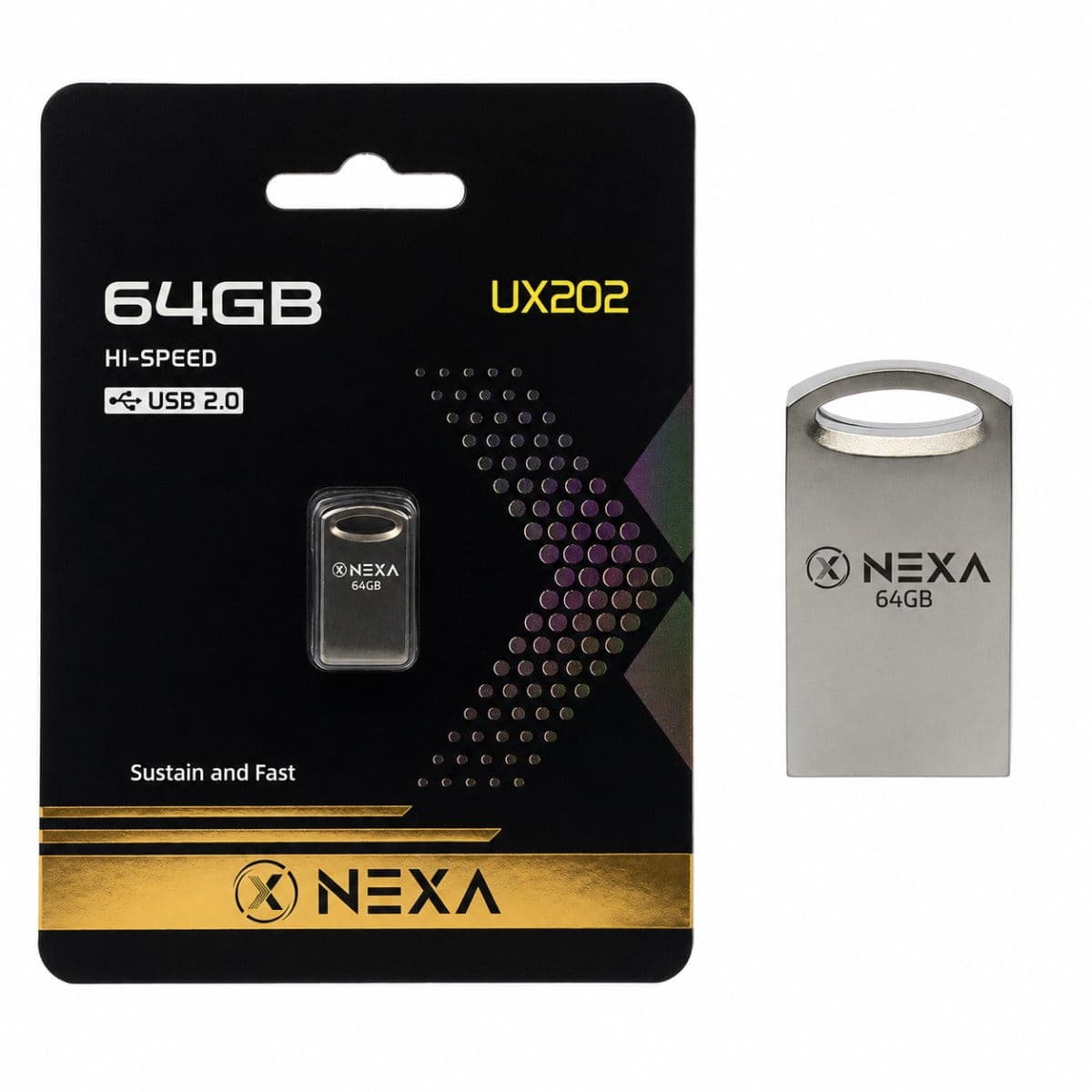 فلش NEXA UX202 USB 2.0 64G
