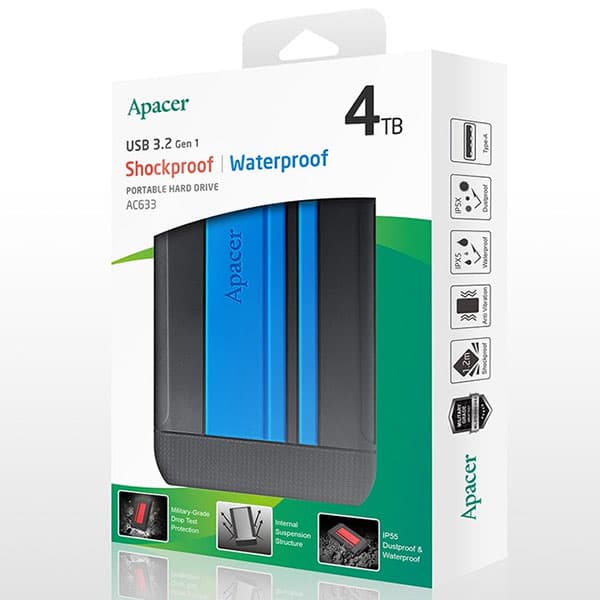 هارد اکسترنال 4 ترابایت اپیسر AC633 — تصویر ۴