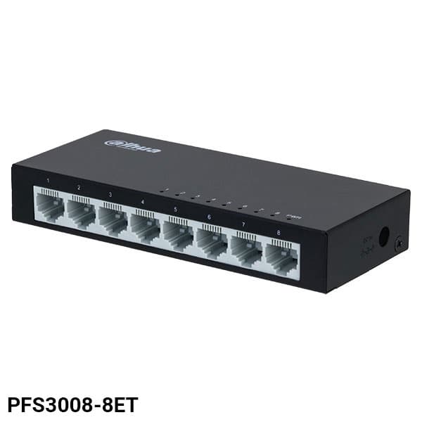 سوئیچ 8 پورت داهوا PFS3008-8ET — تصویر ۲