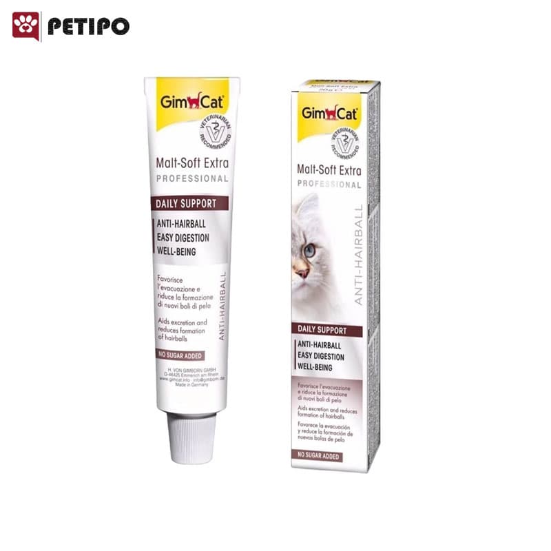 خمیر مالت گربه آنتی هیربال سافت اکسترا جیم کت (GimCat Anti-Hairball Malt Soft Extra) وزن 50 گرم