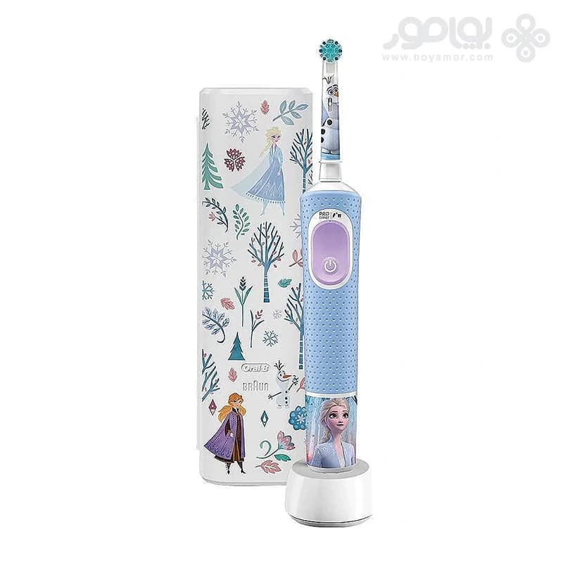 مسواک برقی بچگانه اورال بی PRO مدل DISNEY FROZEN به همراه کیف مسافرتی — تصویر ۵
