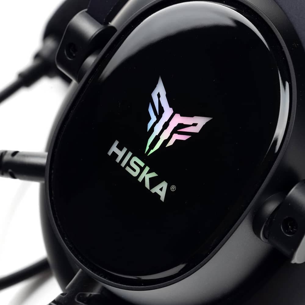 هدست HISKA Gaming GHR 08 7.1 USB-A مشکی — تصویر ۴