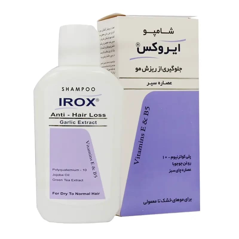 شامپو ضد ریزش ایروکس مدل Garlic Extract حجم ۲۰۰ میلی لیتر