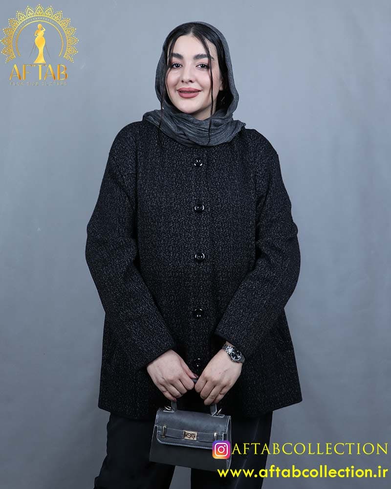 کت بافت طرحدار سایزبزرگ 5147 — تصویر ۶