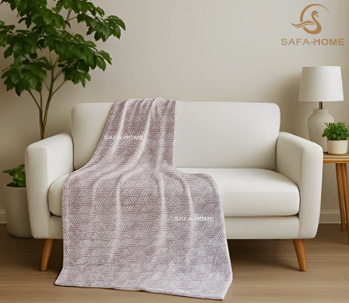 پتو یک نفره مسافرتی شبنما مدل خطی