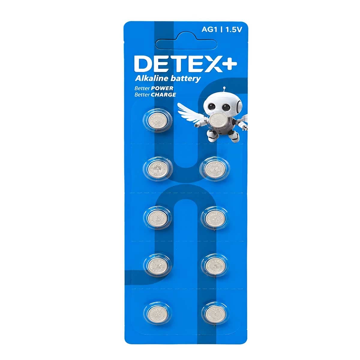 باتری AG1 بسته 10 عددی +DETEX