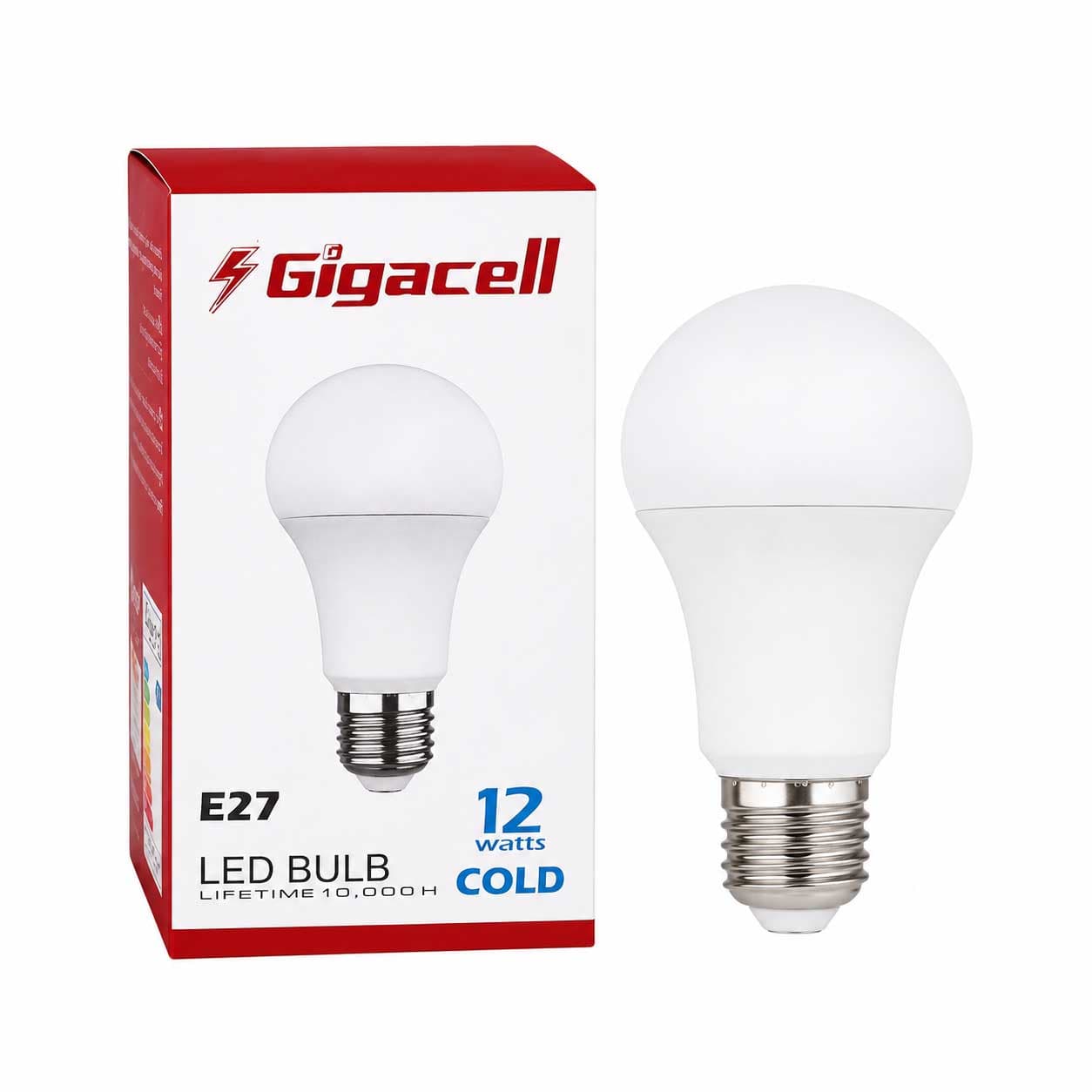 لامپ جباب دار 12 وات گیگاسل GIGACELL E27 12W