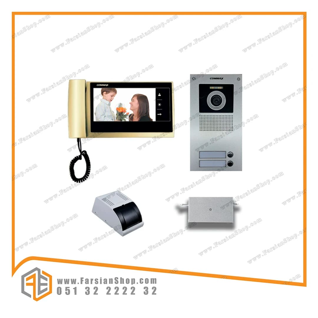 پکیج کامل آیفون تصویری کوماکس مدل cdv70k با پنل DRCnuC — تصویر ۳