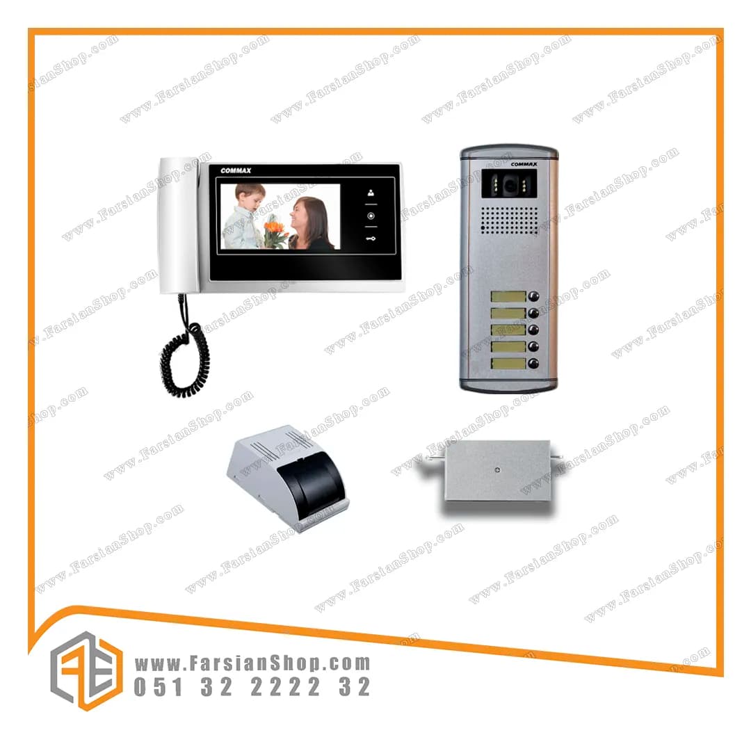 پکیج کامل آیفون تصویری کوماکس مدل cdv70k با پنل DRCnaC — تصویر ۲