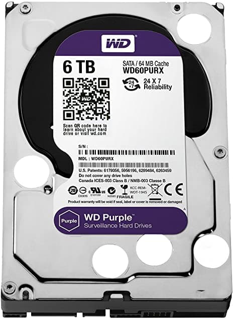 هارد Purple ظرفیت 6TB اینترنال Western Digital وسترن دیجیتال