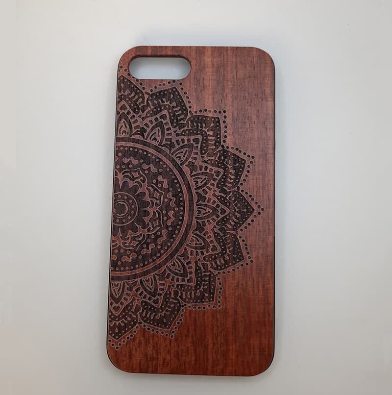 قاب گوشی چوبی iPhone 6 Plus/7 Plus کد 123