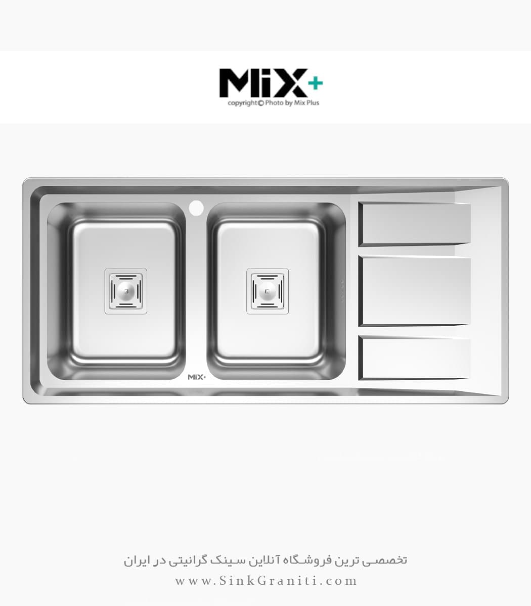 سینک توکار میکس پلاس مدل 8042 – S45