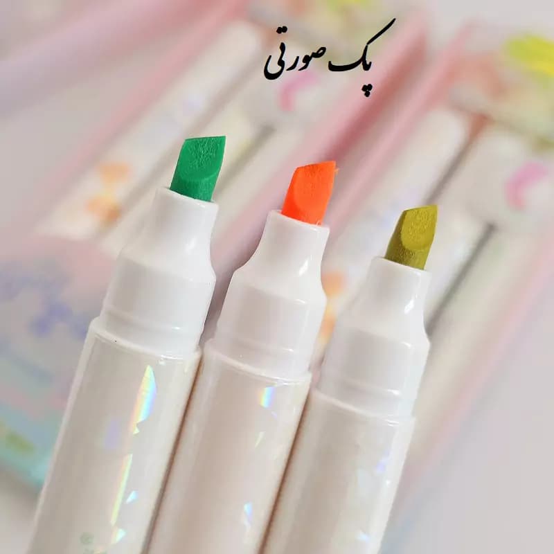 هایلایتر فانتزی شاین دار دو سر — تصویر ۴