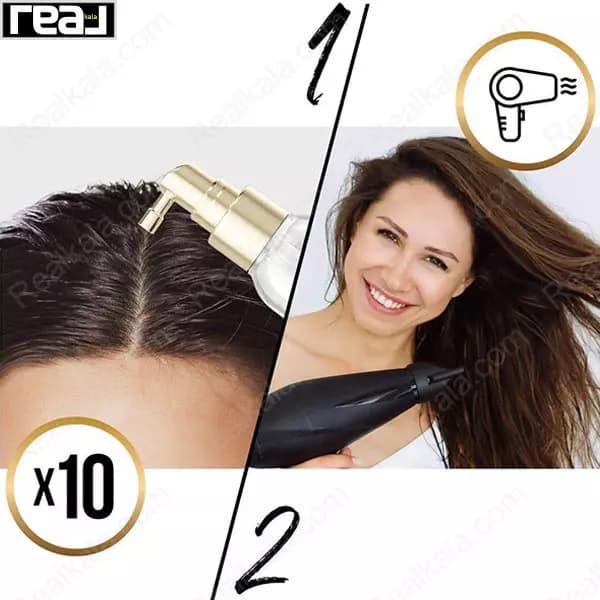 سرم مو حجم دهنده و ضخیم کننده پنتن مدل PRO-V volume multiplier | حاوی ویتامین B — تصویر ۳